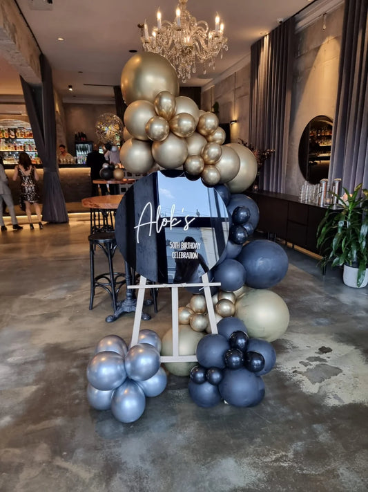 Easel Balloon Display Melbourne - A Luxury Styling and Decoration Statement