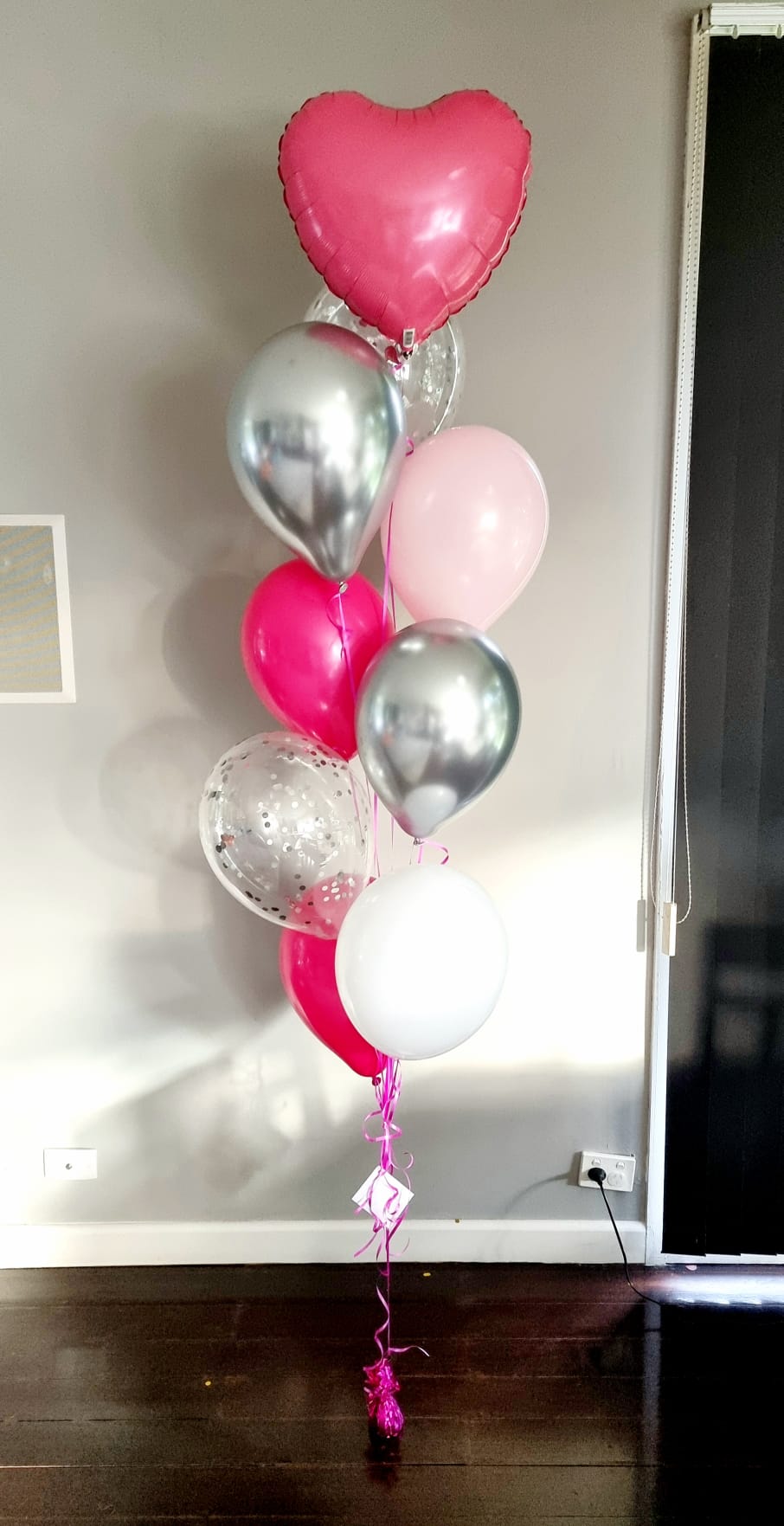 Pink Helium Balloon Bouquet Melbourne – Fairytale Balloons